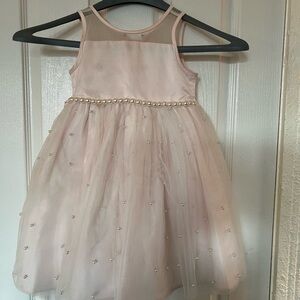 American Princess Light Pink Dress with Pearl Details